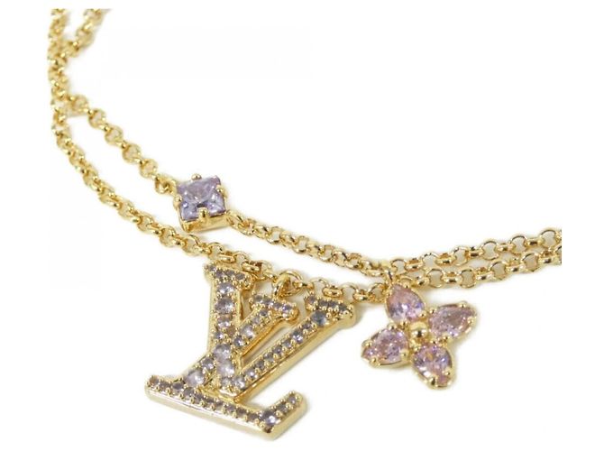 Bracciale Louis Vuitton Lady Rosa D'oro Porpora - vista 2