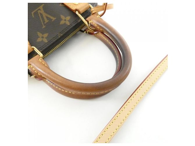 Borsa Louis Vuitton Monogram Alma BB Marrone - vista 5