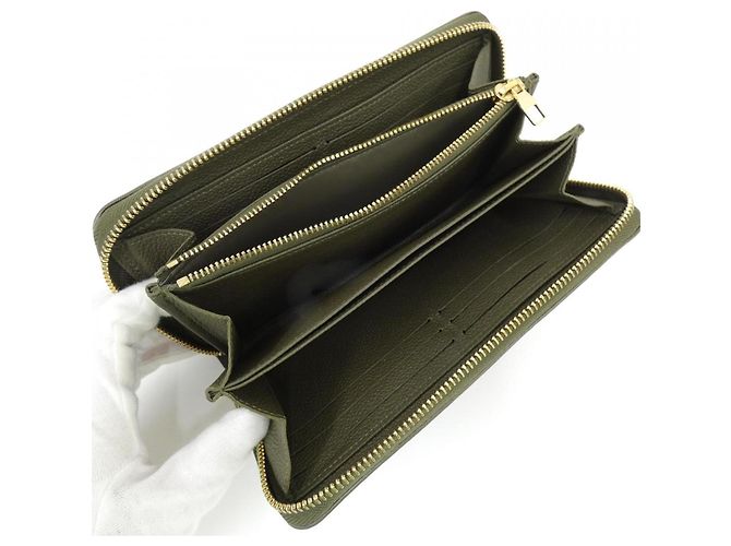 Louis Vuitton Monogram Empreinte Zippy Wallet M62451 Green Khaki - view 8