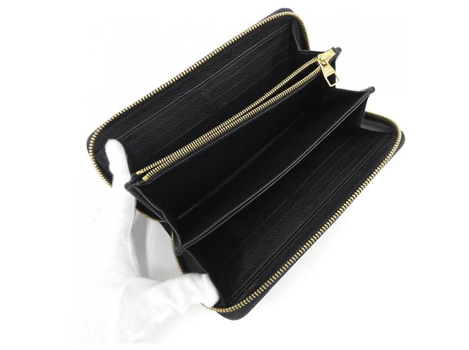 Portafoglio Zippy Louis Vuitton Monogram Empreinte Nero - vista 5