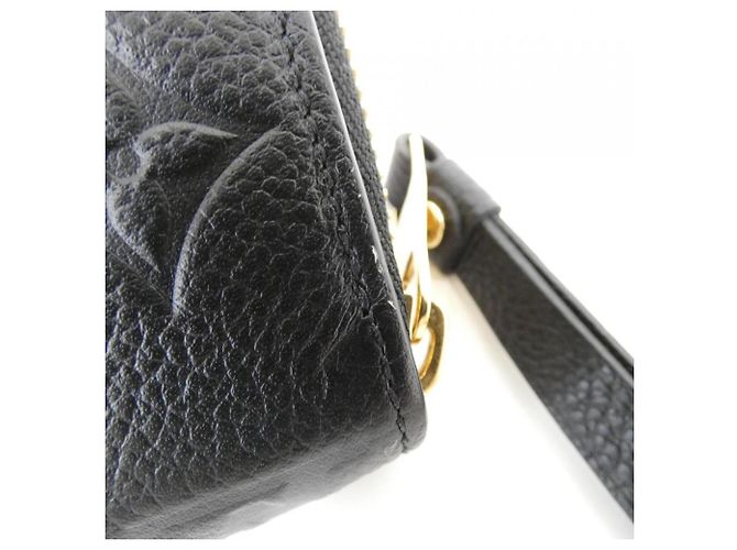 Louis Vuitton Monogram Empreinte Zippy Wallet Black - view 5