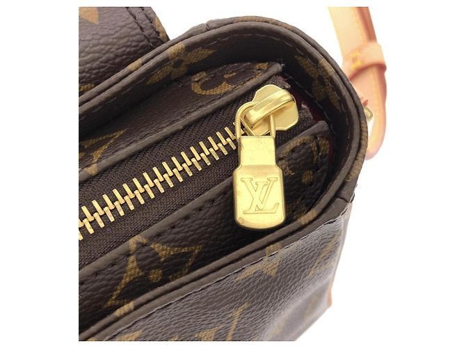 Borsa a tracolla Louis Vuitton Monogram Viva Cite PM Marrone - vista 4