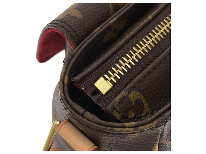 Borsa a tracolla Louis Vuitton Monogram Viva Cite PM Marrone - vista 5