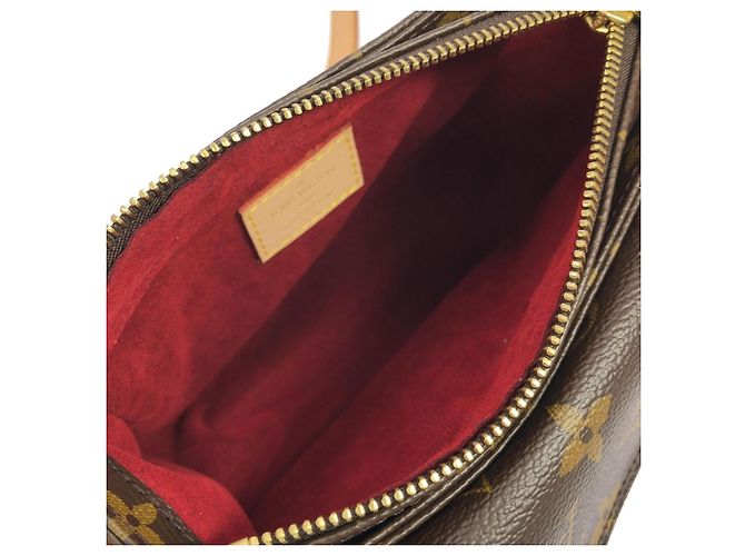 Borsa a tracolla Louis Vuitton Monogram Viva Cite PM Marrone - vista 8