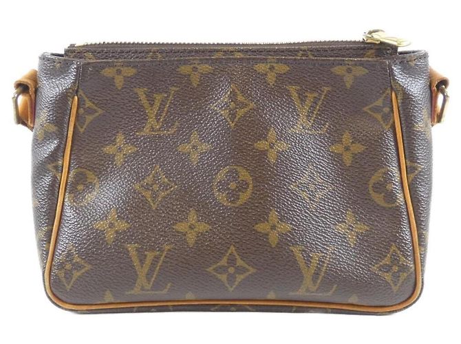 Borsa a tracolla Louis Vuitton Monogram Viva Cite PM Marrone - vista 2