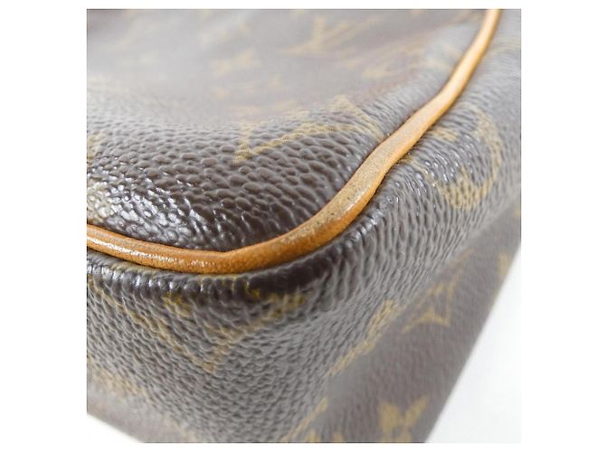Borsa a tracolla Louis Vuitton Monogram Viva Cite PM Marrone - vista 3