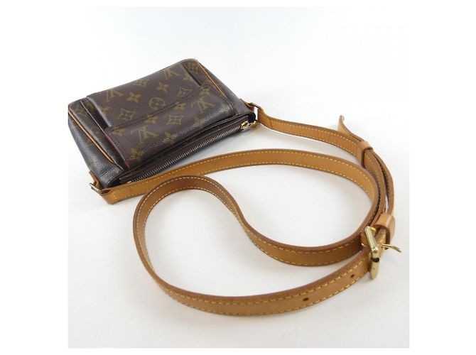 Borsa a tracolla Louis Vuitton Monogram Viva Cite PM Marrone - vista 6