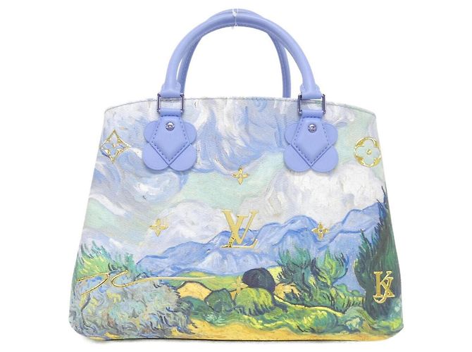 Louis Vuitton Monogram Certy Montaigne MM Handtasche Blau - Ansicht 2