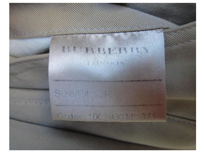 Burberry Gabardina clásica beige de algodón - vista 8