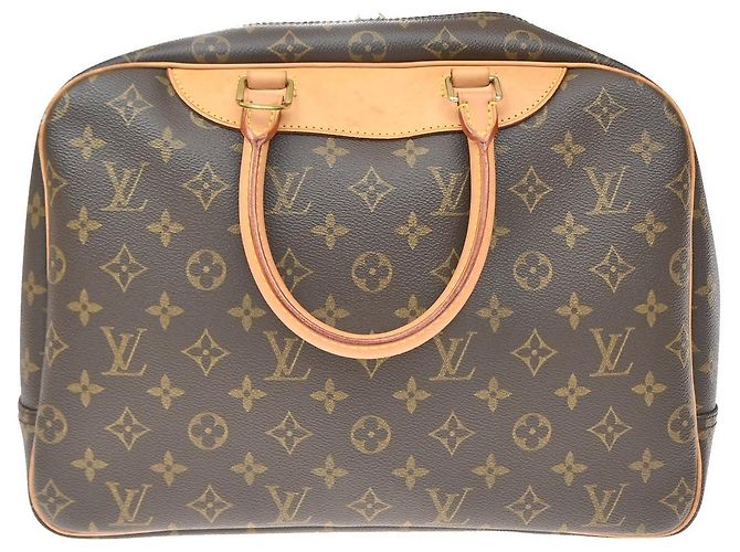 Louis Vuitton Deauville Monogram Canvas MM Marrom - vista 3
