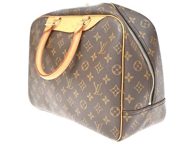 Louis Vuitton Deauville Monogram Canvas MM Marrom - vista 4