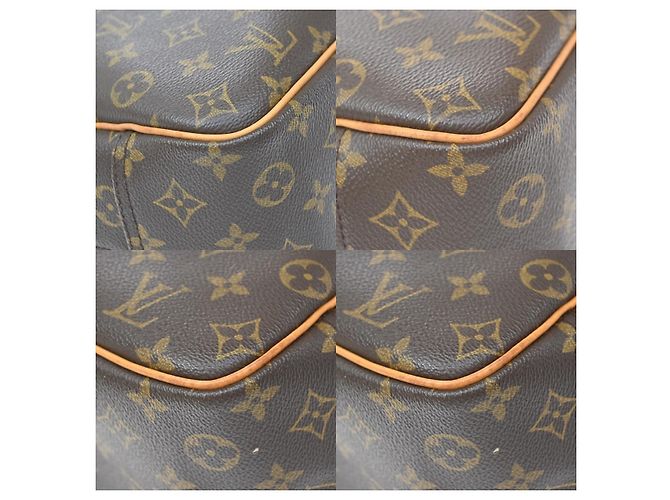 Louis Vuitton Deauville Monogram Canvas MM Marrom - vista 7
