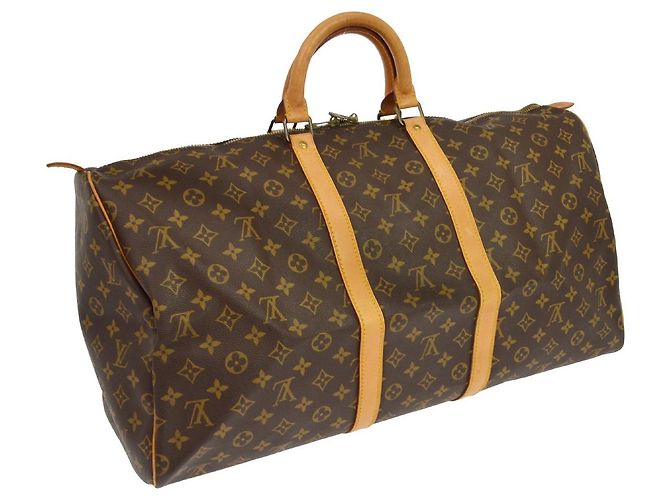 Louis Vuitton Keepall Monogram Canvas 55 Marron - vue 2