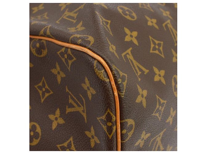 Louis Vuitton Keepall Monogram Canvas 55 Marron - vue 3