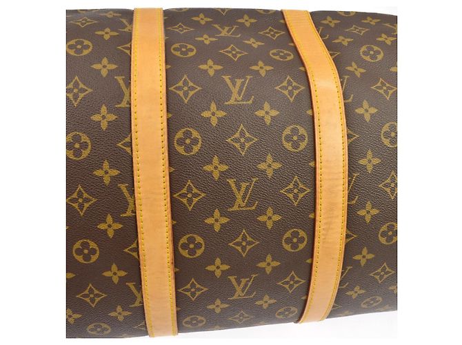 Louis Vuitton Keepall Monogram Canvas 55 Marron - vue 4