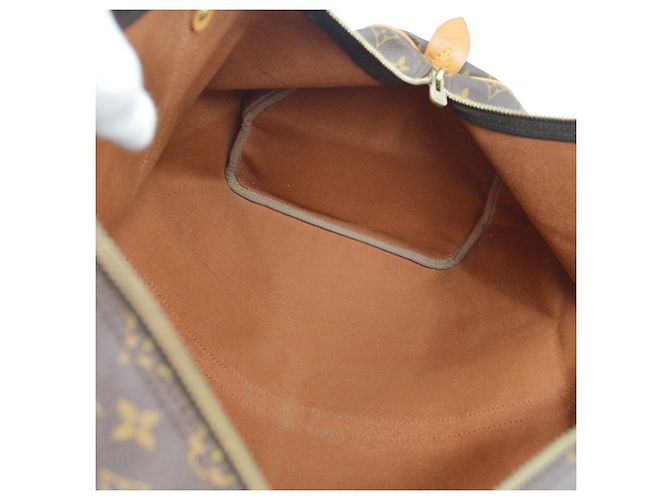 Louis Vuitton Keepall Monogram Canvas 55 Marron - vue 7