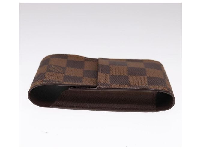 Louis Vuitton Etui Cigarette Case Damier Canvas Marrom - vista 3