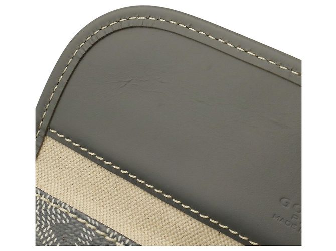 Borsa Tote Goyard Saint Louis GM Marrone Bianco Giallo - vista 10