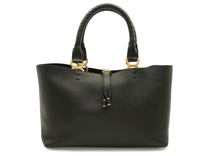 Sac cabas Chloé Marcie Small Noir - vue 2