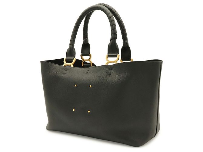 Sac cabas Chloé Marcie Small Noir - vue 3