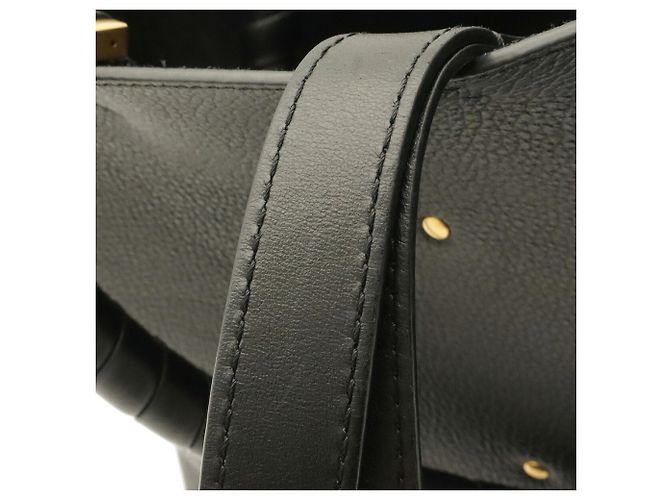 Sac cabas Chloé Marcie Small Noir - vue 7
