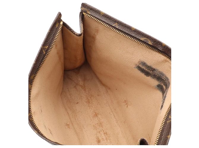 Louis Vuitton Monogram Pochette Toilette 26 Handbag Pouch Marrone Monogramma - vista 8
