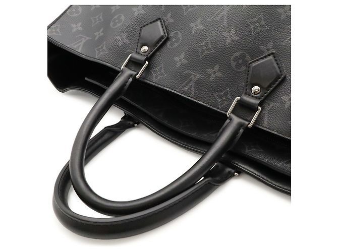 Louis Vuitton Monogram Eclipse Grand Sac Tote Bag Brown Black - view 5