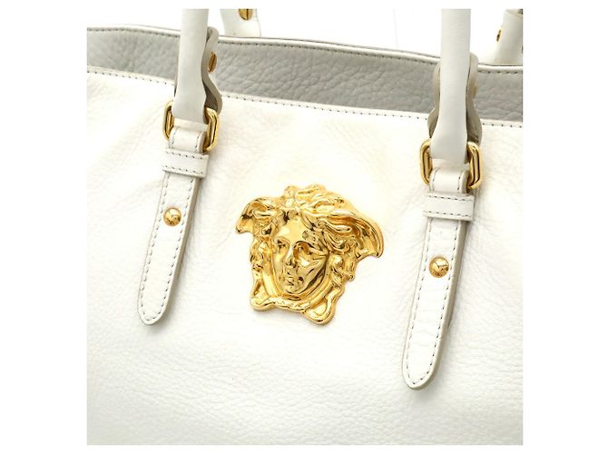 Saco Tote Versace Medusa Branco - vista 10