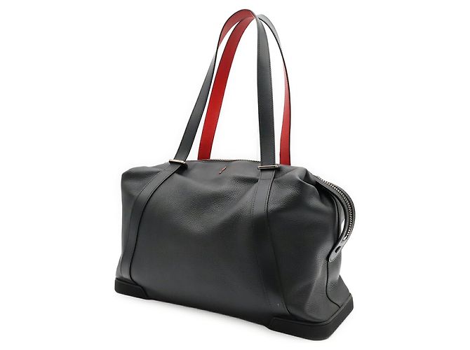 Borsa Christian Louboutin Damon Nero Rosso - vista 3