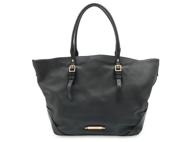 Burberry Tote Bag mit Check-Muster Schwarz - Ansicht 2