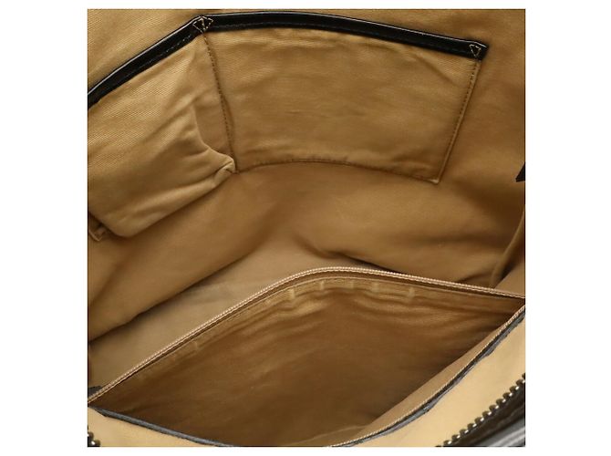 Borsa Tote Burberry Nova Check Nero Beige Bordò - vista 8