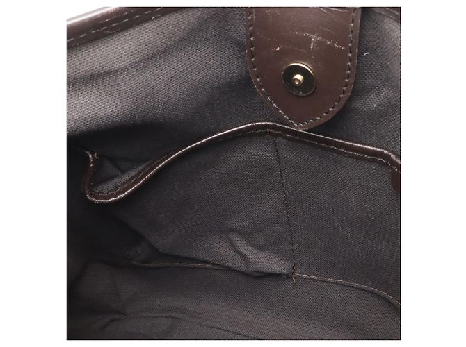 Bolso Tote/Hombro Burberry Nova Check Negro Beige Burdeos Marrón oscuro - vista 10