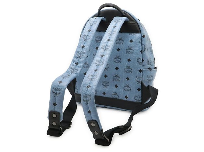Mochila MCM Visetos Glam Azul - vista 3