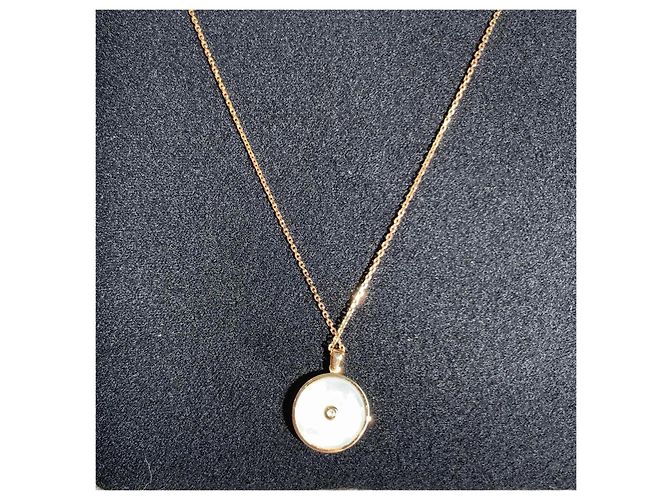 Collana De Beers Lotus Diamanti e Madreperla in Oro Rosa 18K D'oro - vista 3