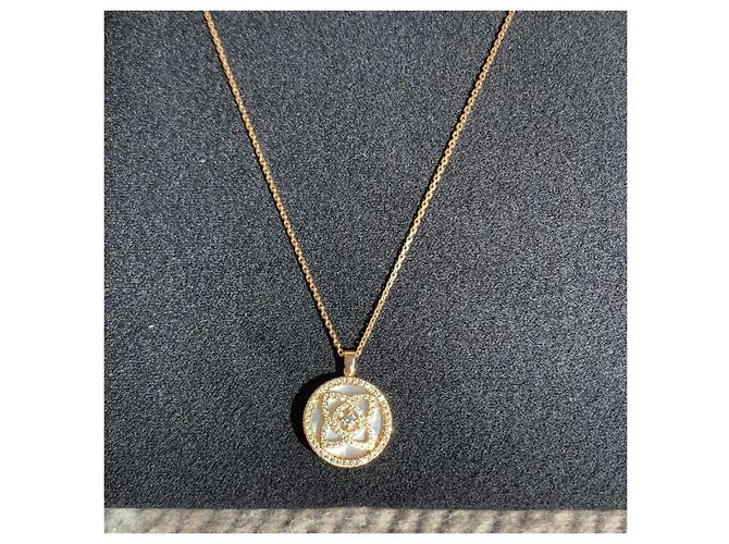 Collana De Beers Lotus Diamanti e Madreperla in Oro Rosa 18K D'oro - vista 4
