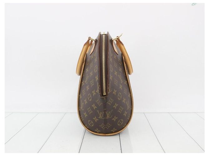 Louis Vuitton Ellipse MM em toile Monogram Marrom Monograma - vista 7