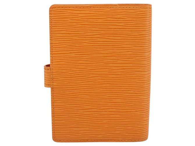 Copertina Agenda Louis Vuitton Epi Leather PM Arancione - vista 2