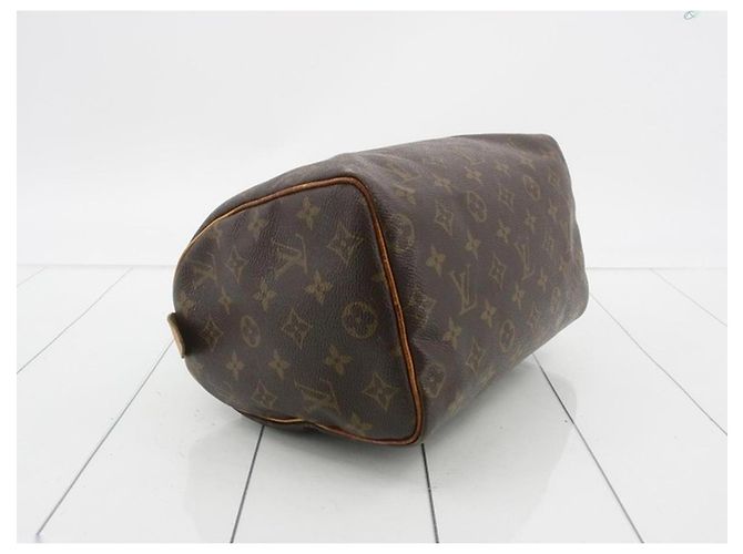 Louis Vuitton Speedy 25 Monogram Marrone Monogramma - vista 7