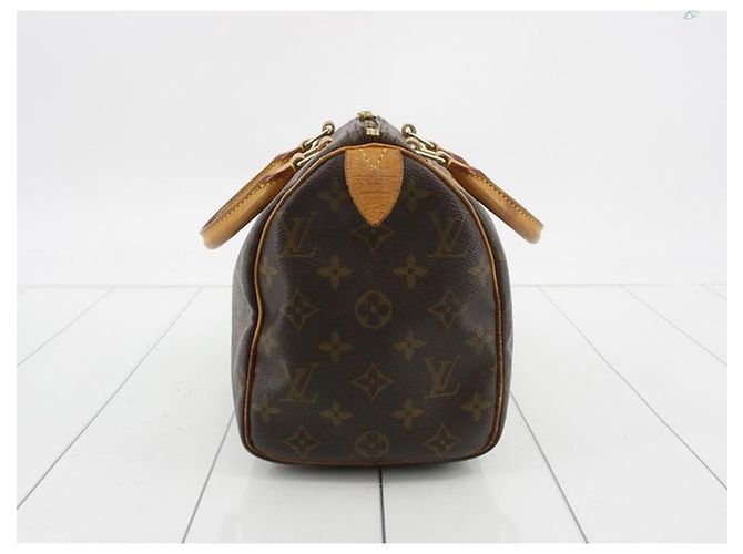 Louis Vuitton Speedy 25 Monogram Marrone Monogramma - vista 8