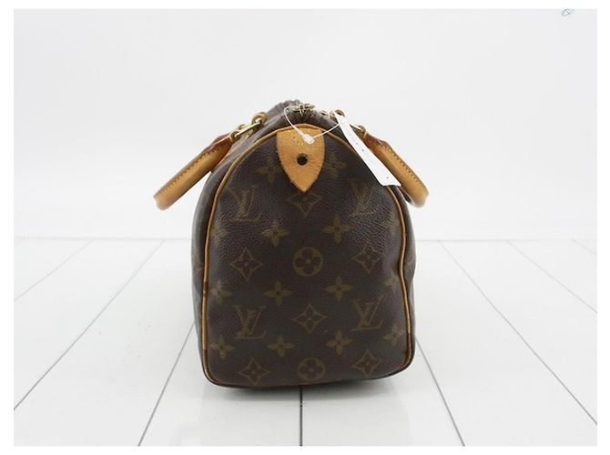 Louis Vuitton Speedy 25 Monogram Marrone Monogramma - vista 9