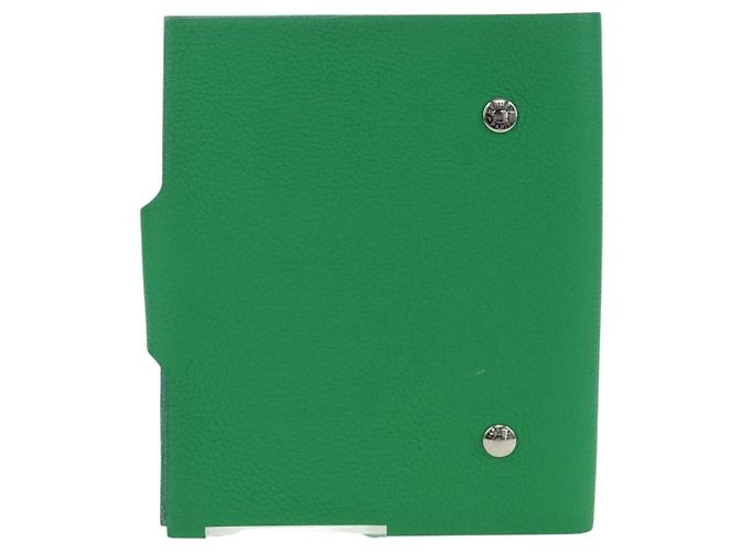 Hermès Copertina agenda Hermes Ulysse in pelle PM Verde - vista 2