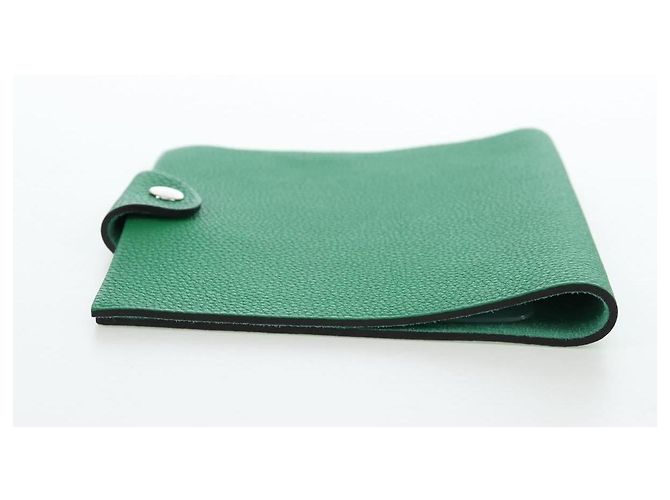 Hermès Copertina agenda Hermes Ulysse in pelle PM Verde - vista 4