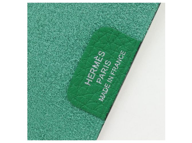 Hermès Copertina agenda Hermes Ulysse in pelle PM Verde - vista 6