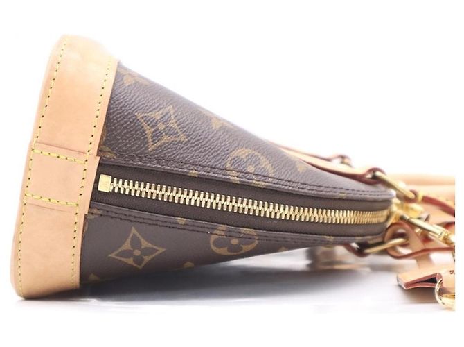 Louis Vuitton Bolsa Alma BB Monogram Marrom Monograma - vista 10