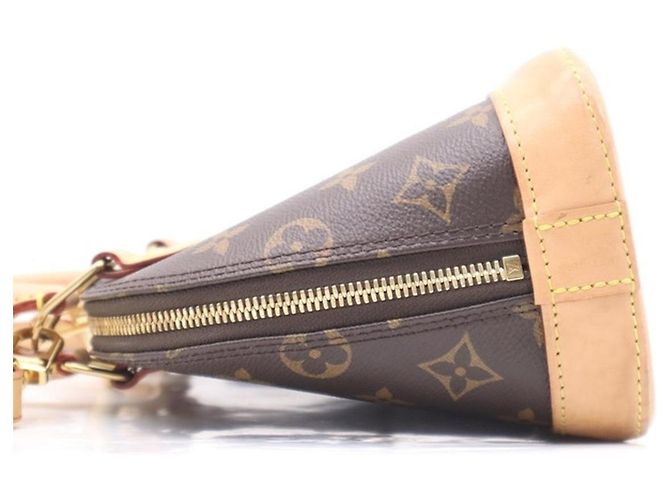 Louis Vuitton Bolsa Alma BB Monogram Marrom Monograma - vista 12