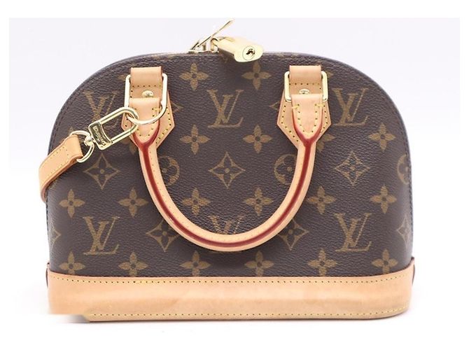 Louis Vuitton Bolsa Alma BB Monogram Marrom Monograma - vista 13