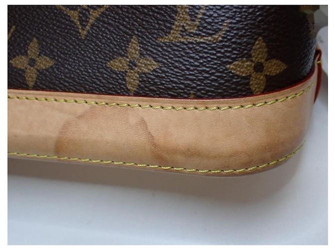Louis Vuitton Bolsa Alma BB Monogram Marrom Monograma - vista 4