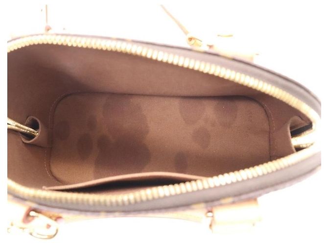 Louis Vuitton Bolsa Alma BB Monogram Marrom Monograma - vista 9