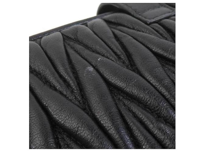 Borsa a tracolla Miu Miu in pelle nera Nero - vista 10