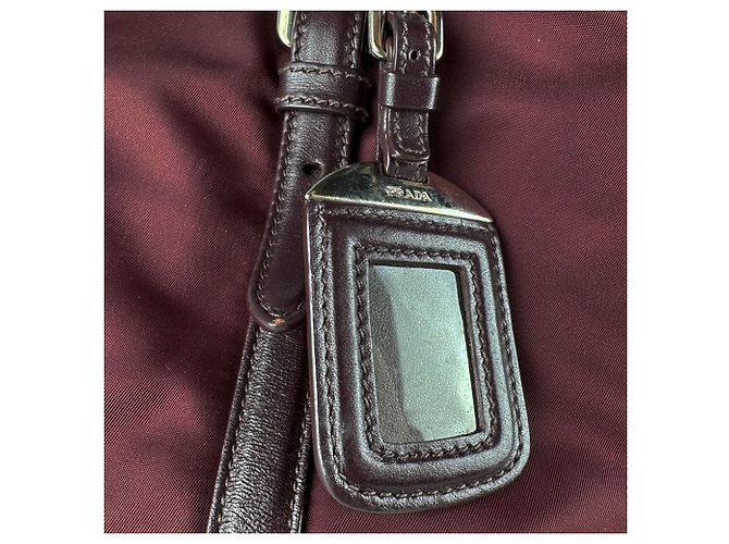 Prada Burgundy Handtasche/Schultertasche Bordeaux - Ansicht 12